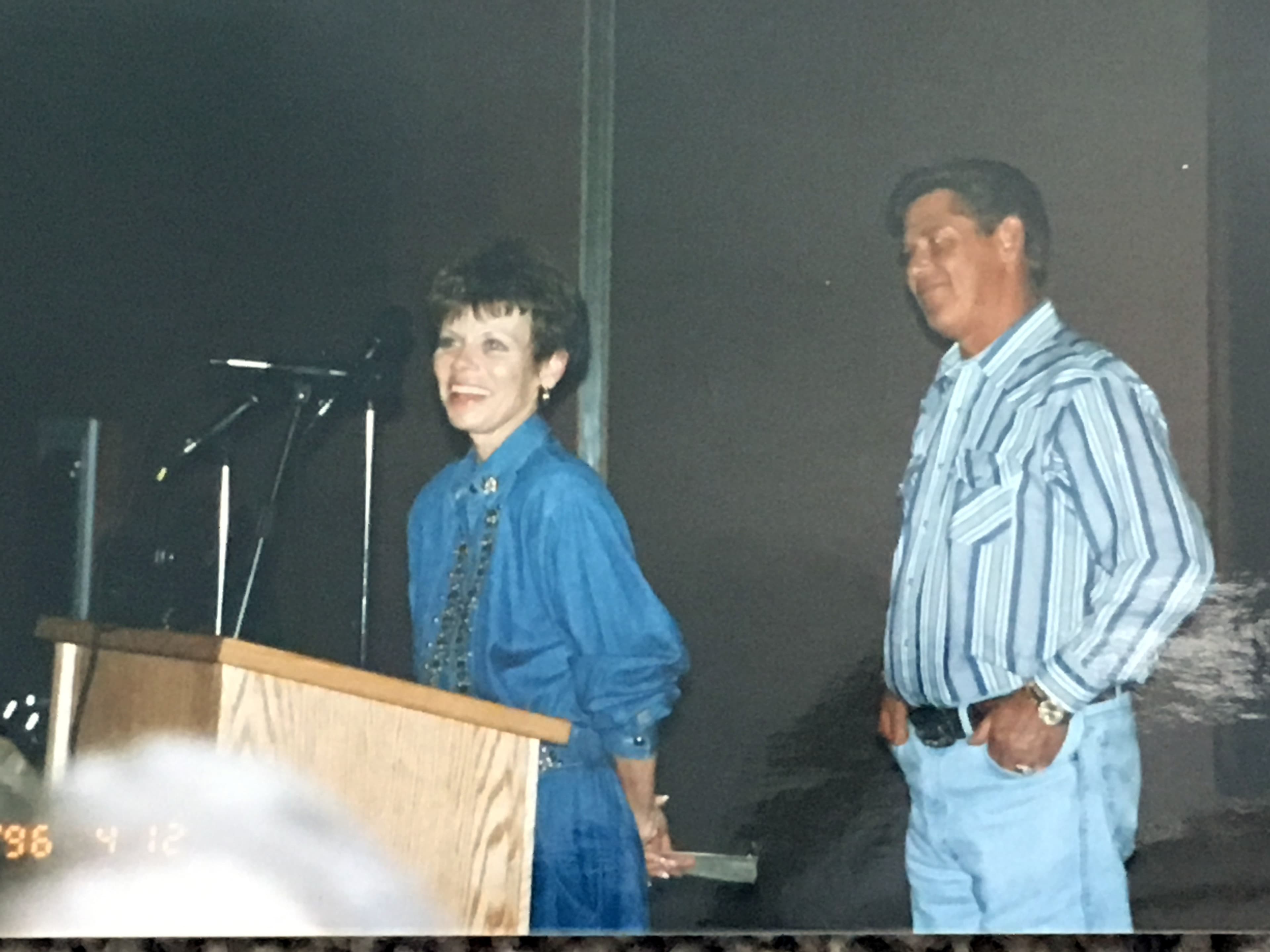 Ron and Georgia Lee Puryear at an event